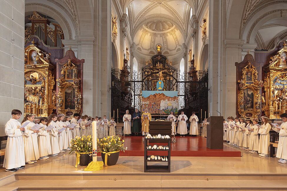 Erstkommunion in der Pfarrei St. Leodegar 